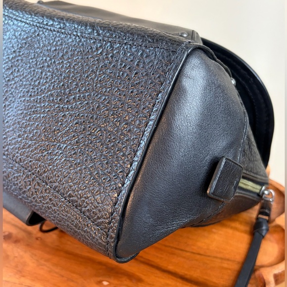 Coach Faye Black Leather Convertible Backpack Crossbody Satchel F30525 Like New - Picture 16 of 17